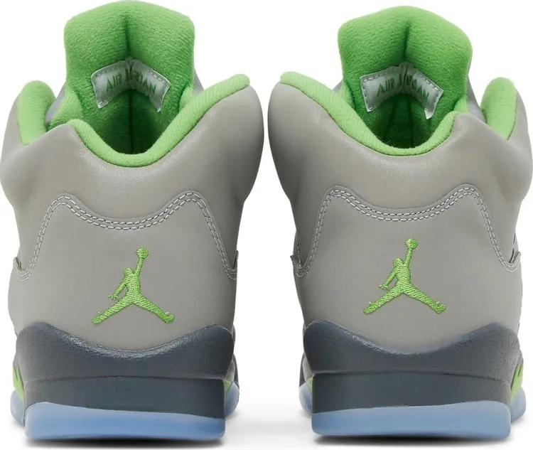 Air Jordan 5 Retro GS Green Bean 2022 sneakers, gray