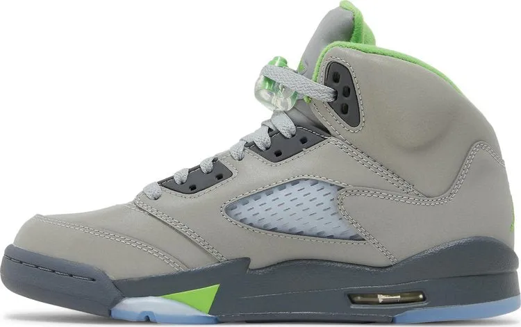 Air Jordan 5 Retro GS Green Bean 2022 sneakers, gray