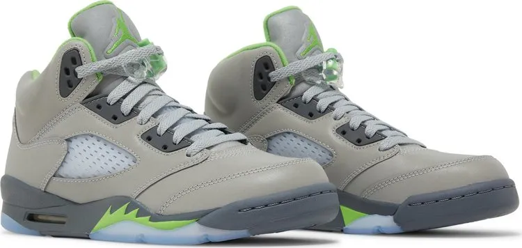 Air Jordan 5 Retro GS Green Bean 2022 sneakers, gray