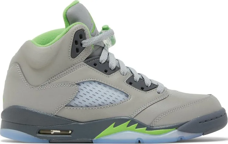 Air Jordan 5 Retro GS Green Bean 2022 sneakers, gray