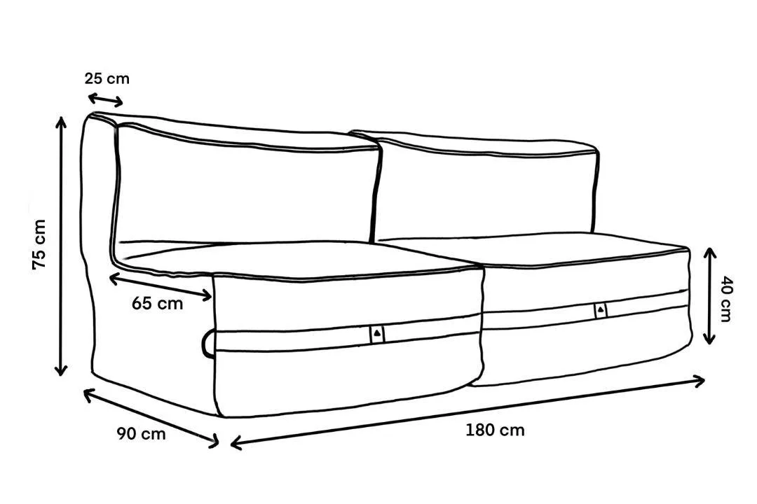 Bean Bag Garden Sofa - Sofa Set