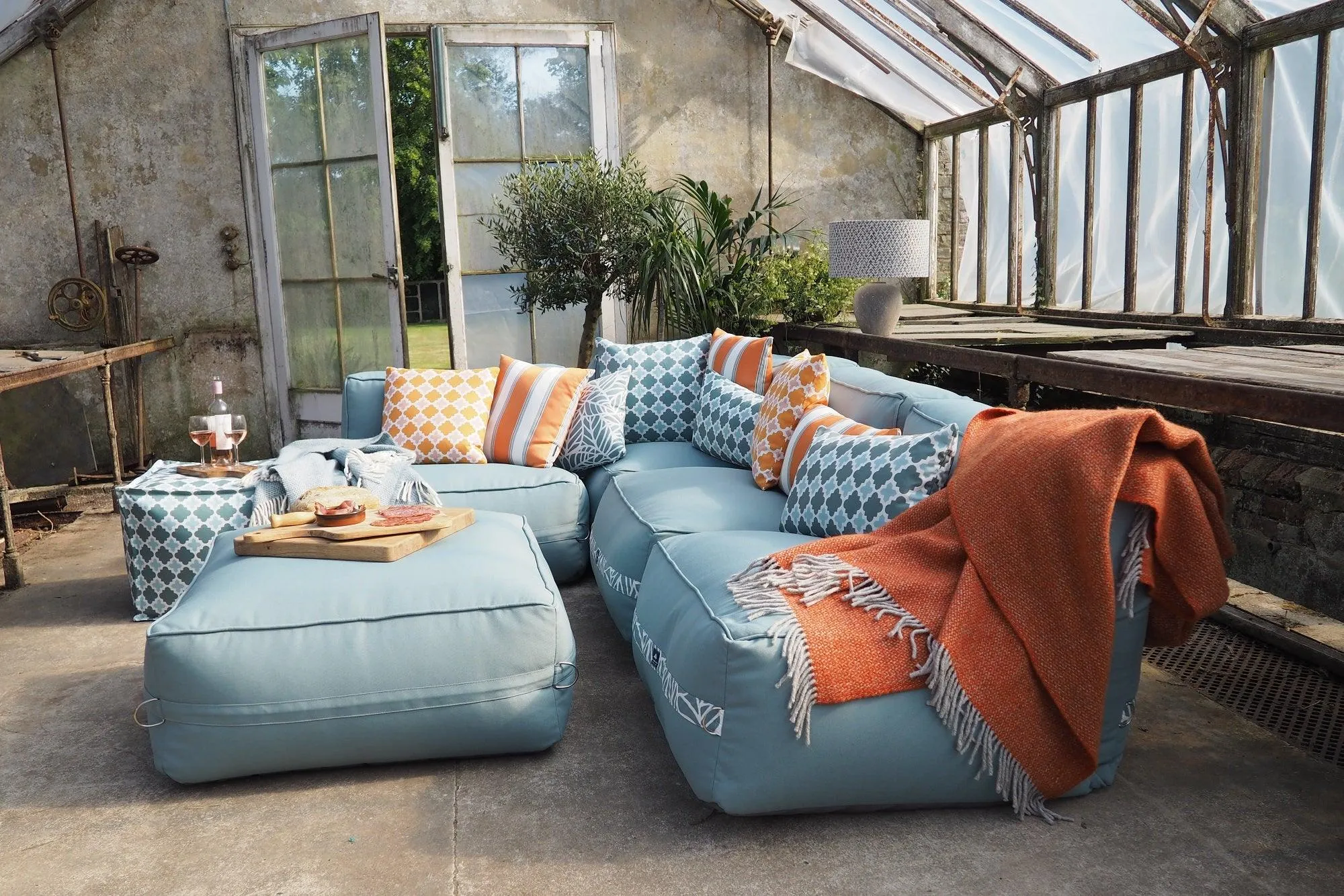 Bean Bag Garden Sofa - Sofa Set