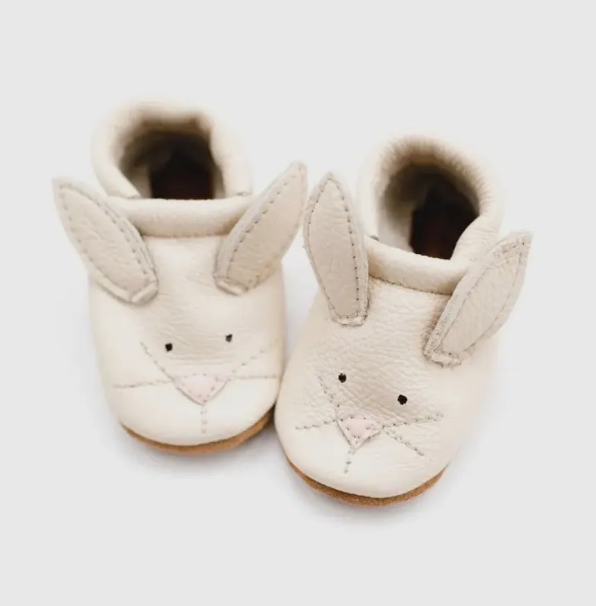 Bunnies Leather Moccasins