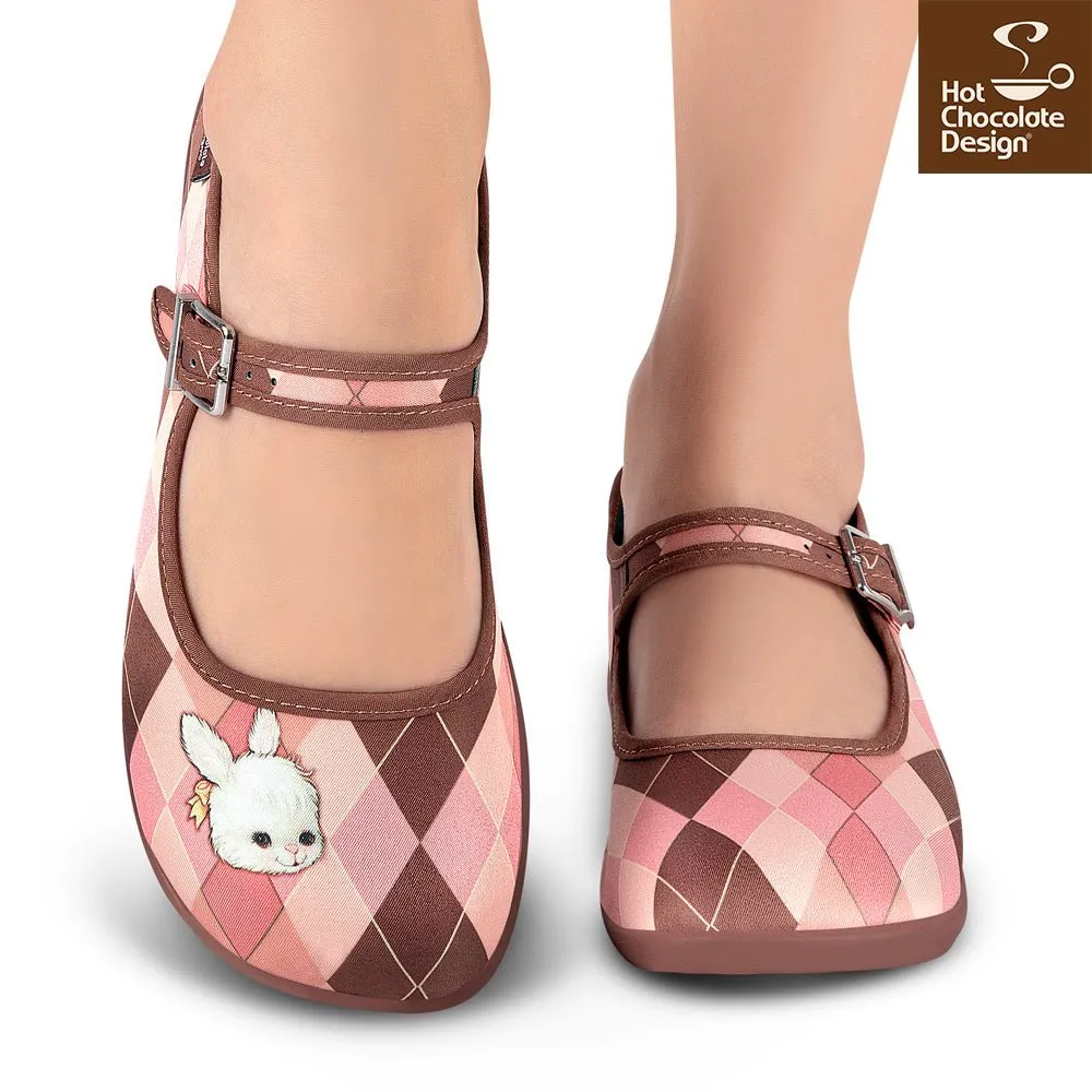 Chocolaticas® ROMBO RABBIT Women's Mary Jane Flat