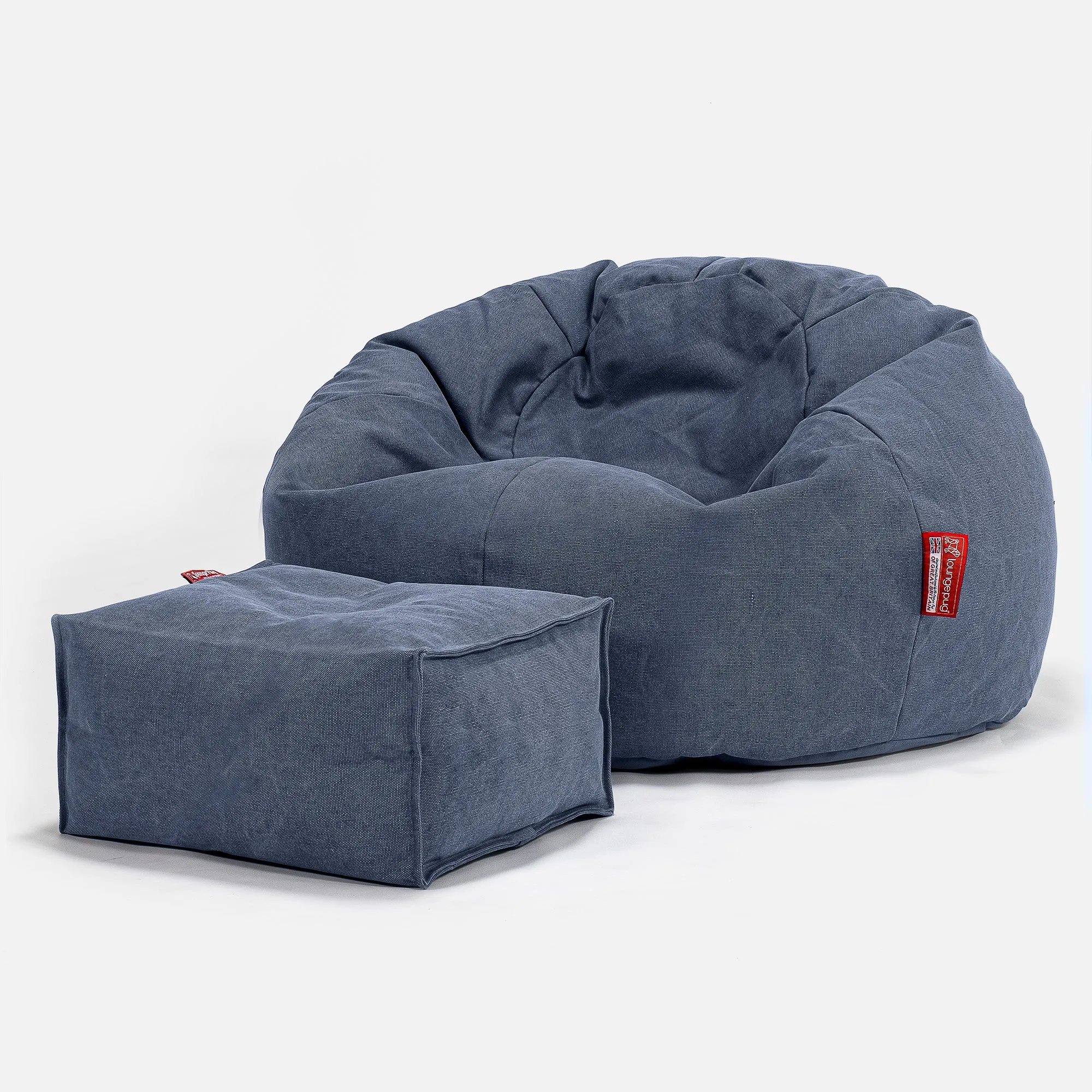 Classic Bean Bag Chair - Canvas Navy