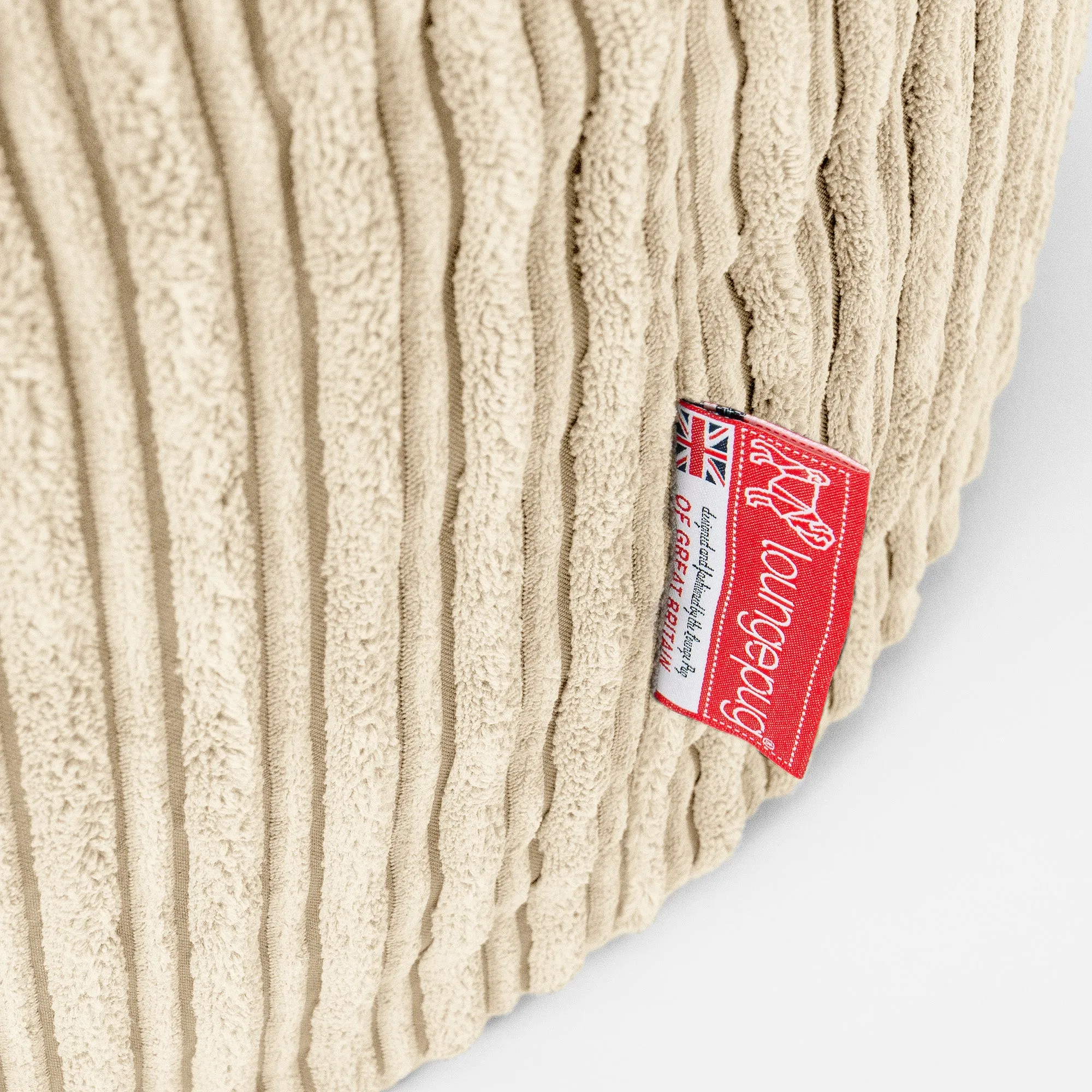 Classic Bean Bag Chair - Cord Cream