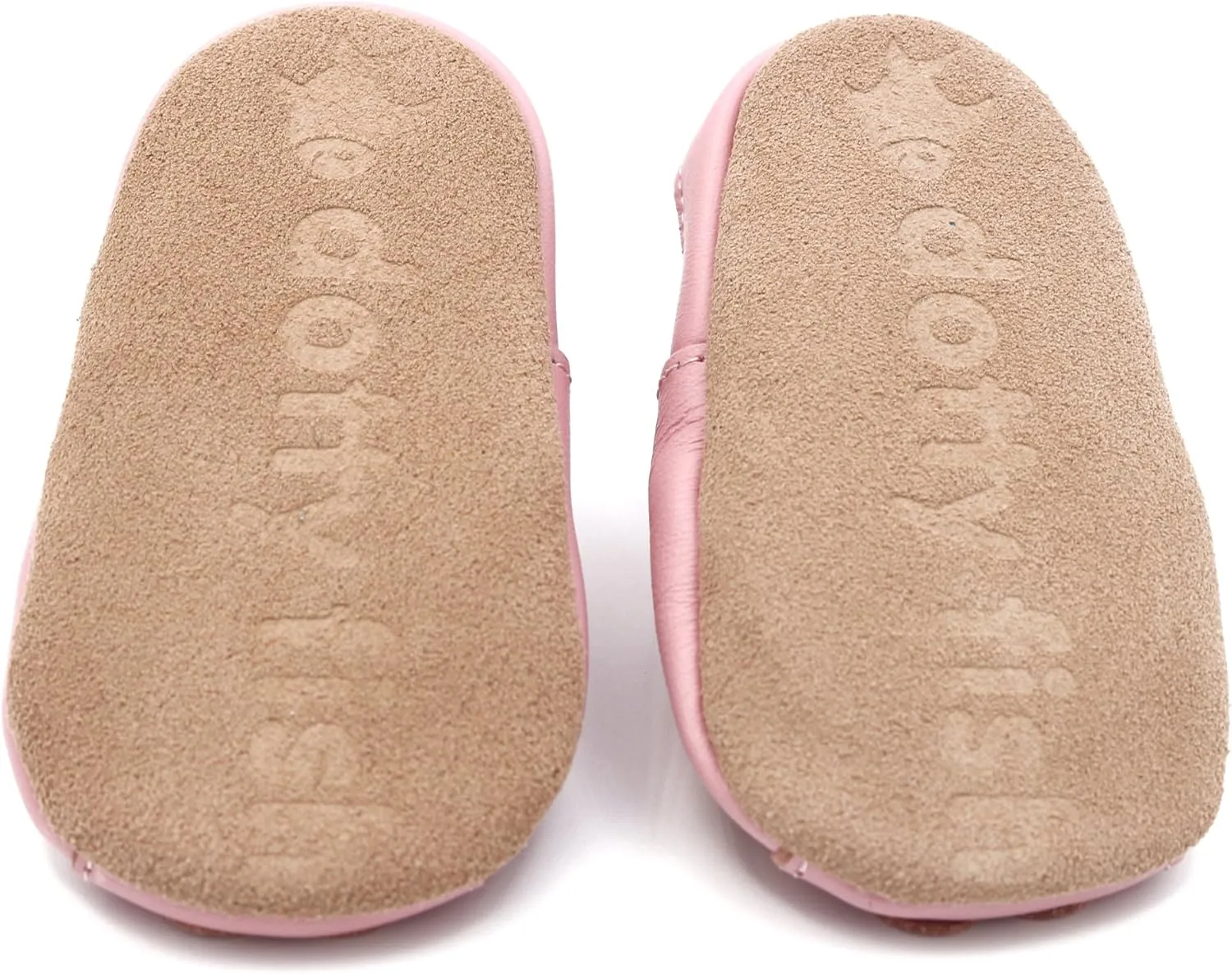 Dotty Fish Infant and Toddler Soft Leather Sandals ?C Barefoot-Friendly, Non-Slip Suede Sole, Podiatrist Recommended, Breathable Baby-Safe Leather, British Brand ?C Fits 0?C4 Years