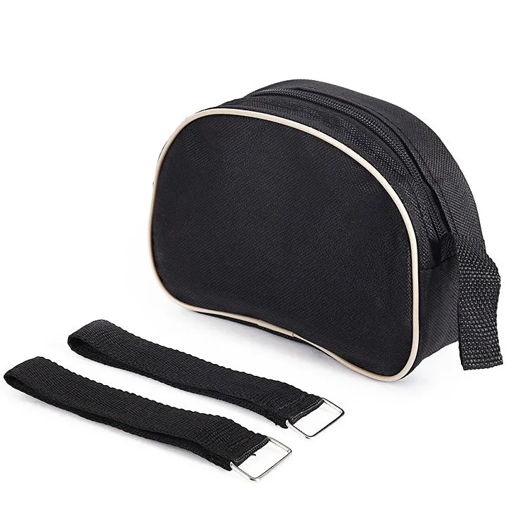 F12-3 12 Teeth Snow Anti-slip Rubber Shoe Cover Stainless Steel Welded Ice Grip, Size: M Black