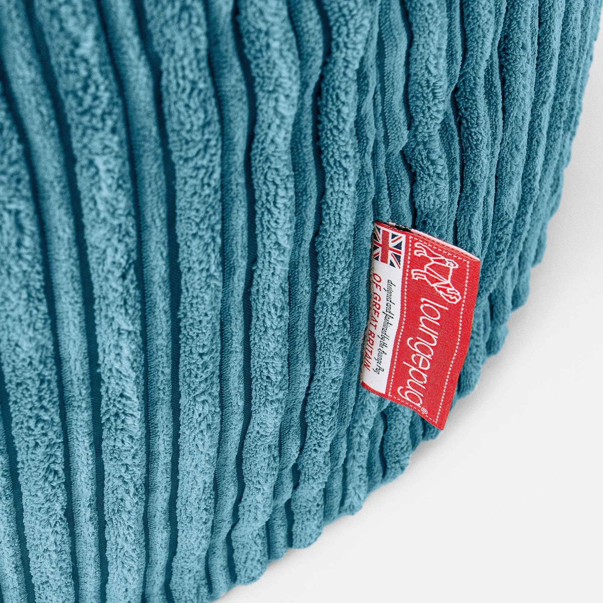 Gaming Lounger Bean Bag - Cord Aegean Blue