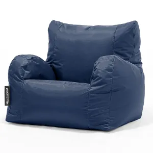 Garden Bean Bag Armchair - SmartCanvas™ Navy Blue