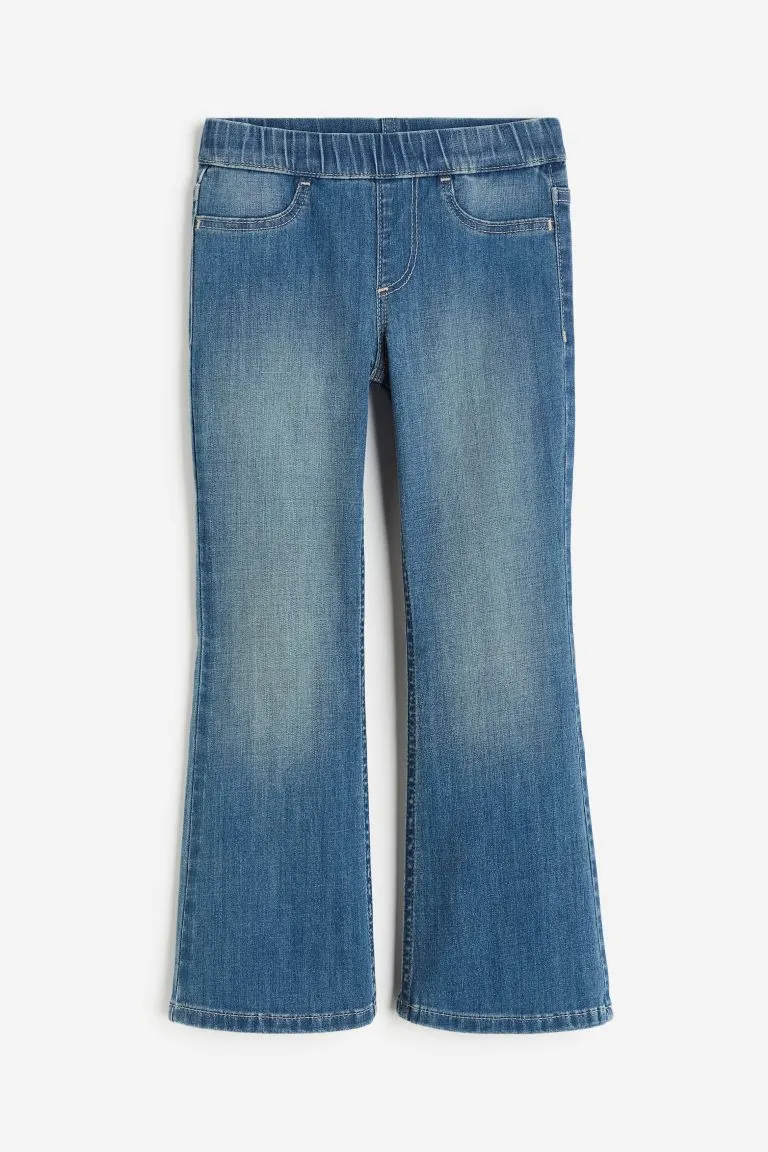 H&M super stretch flared jeans