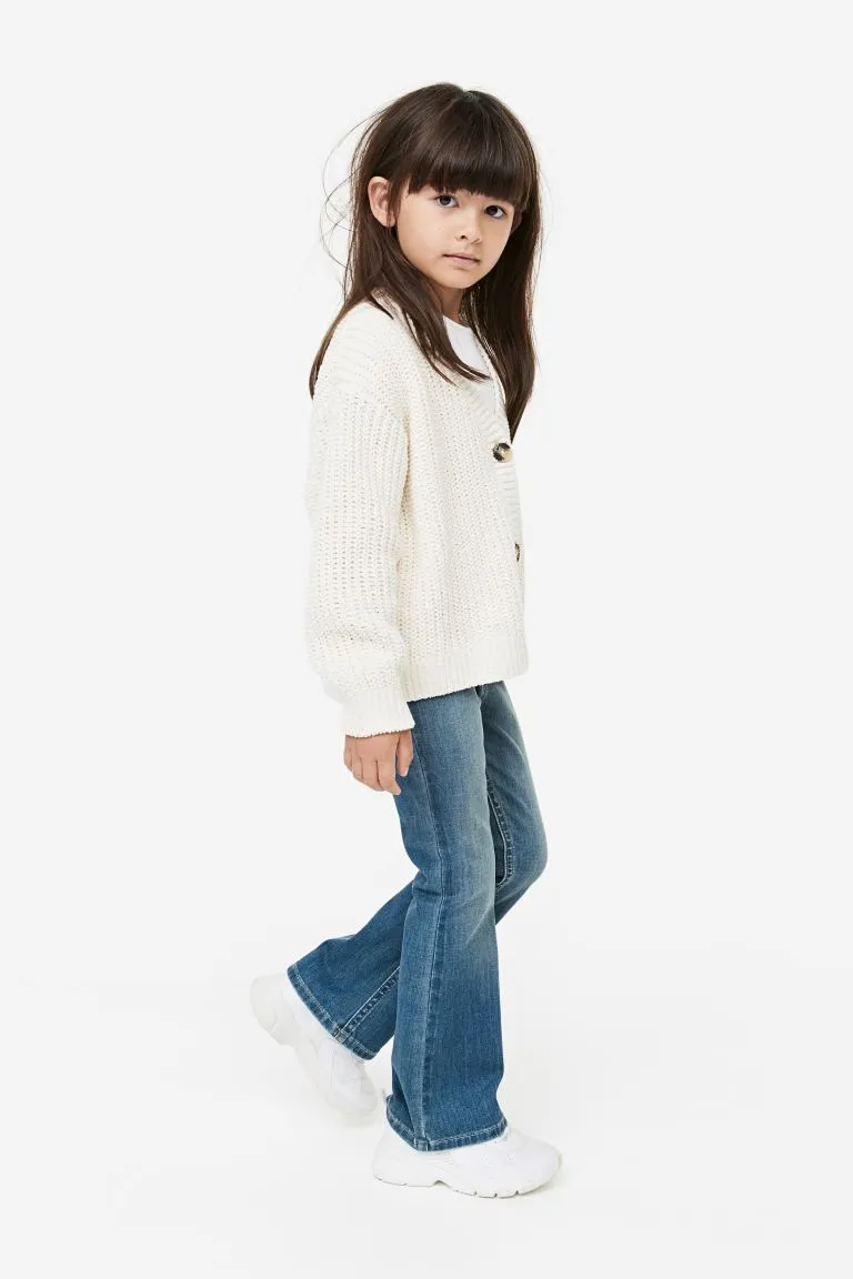 H&M super stretch flared jeans