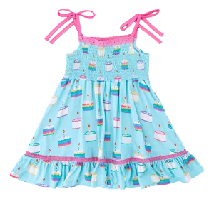 Harlow Smocked Birdie Dress