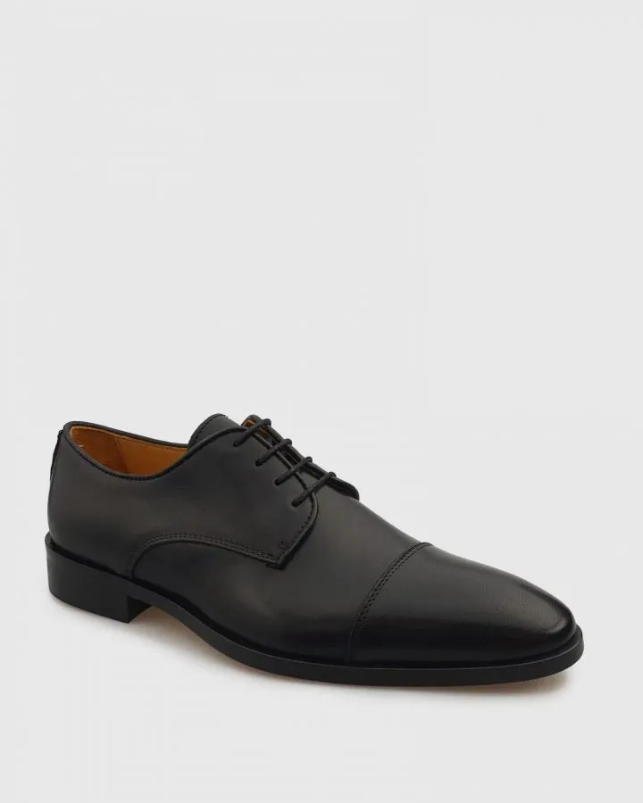 IMASCHI W203371 DERBY LACE T-C BLACK SHOE