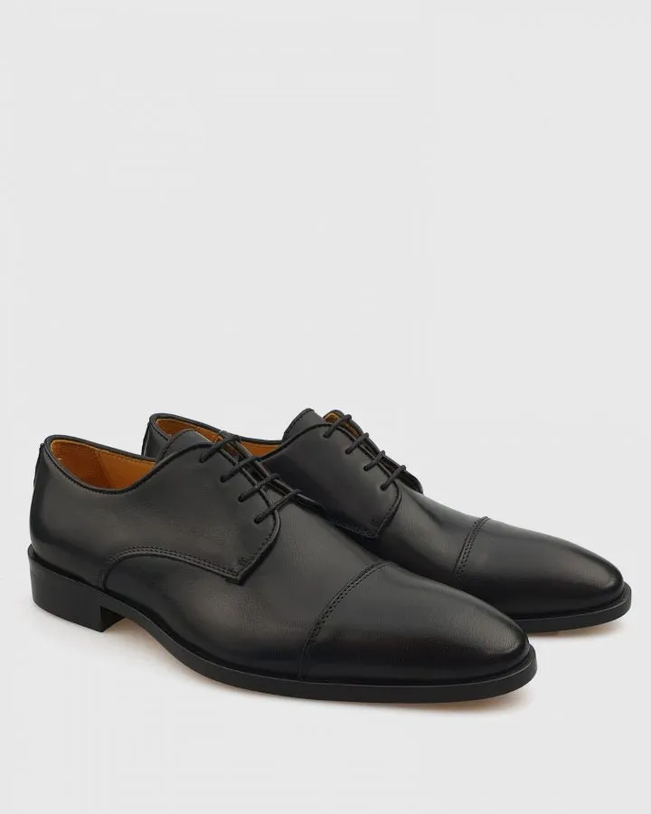 IMASCHI W203371 DERBY LACE T-C BLACK SHOE
