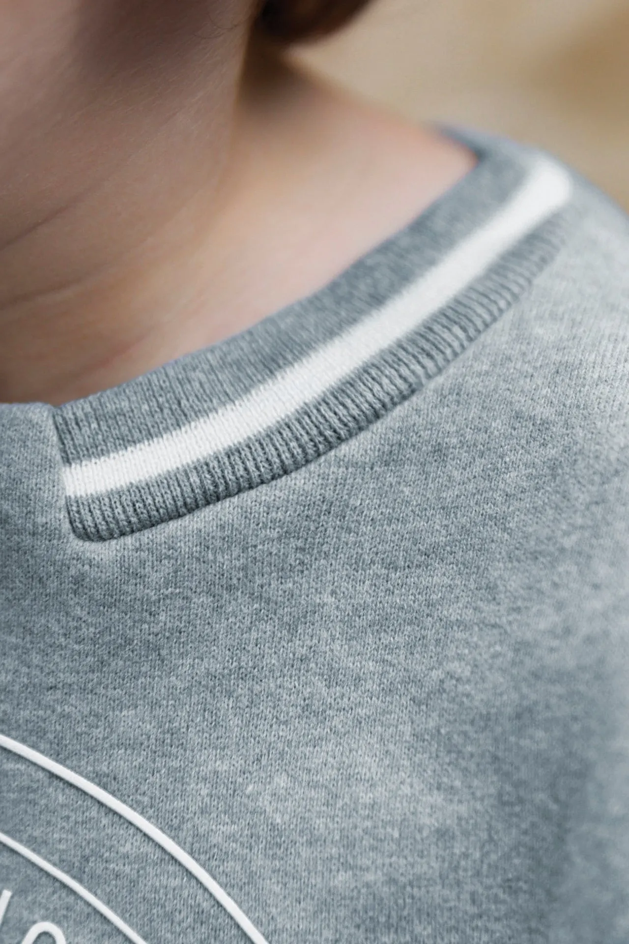Jogging - Coton Bleu grisé