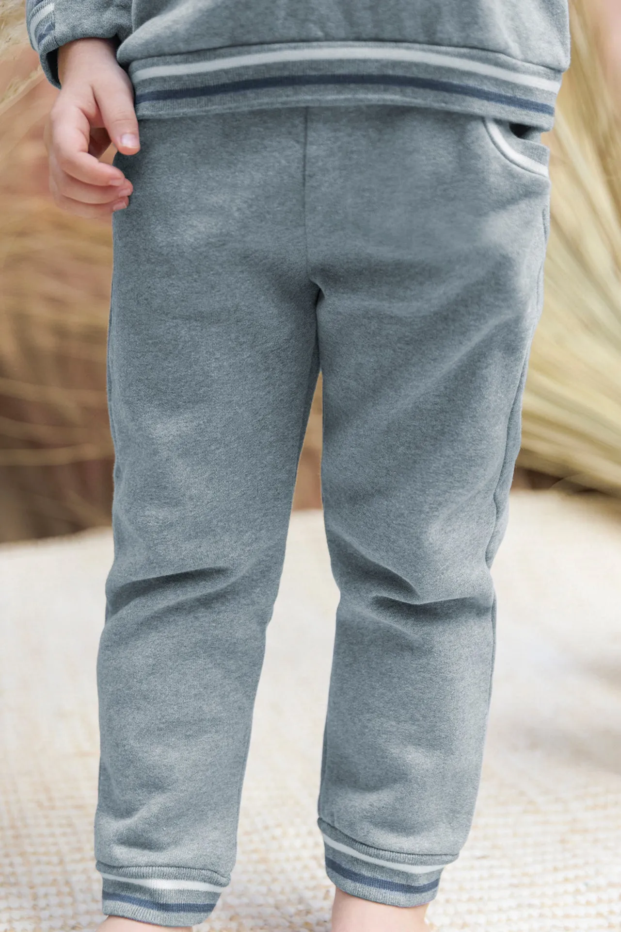 Jogging - Coton Bleu grisé