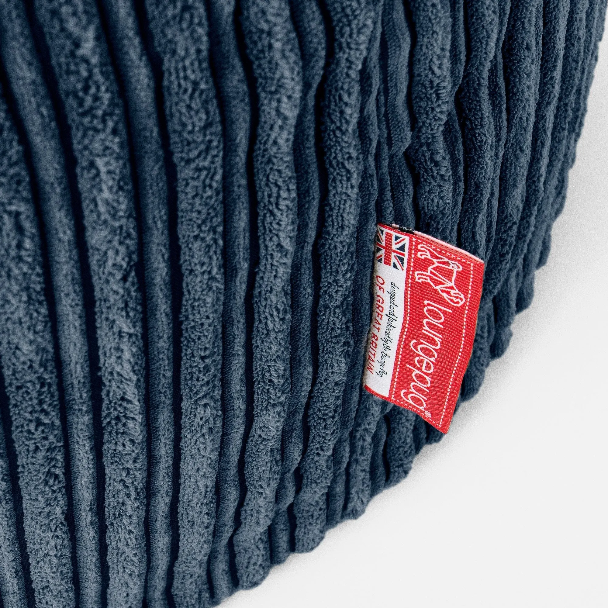 Josephine Bean Bag Armchair - Cord Navy Blue