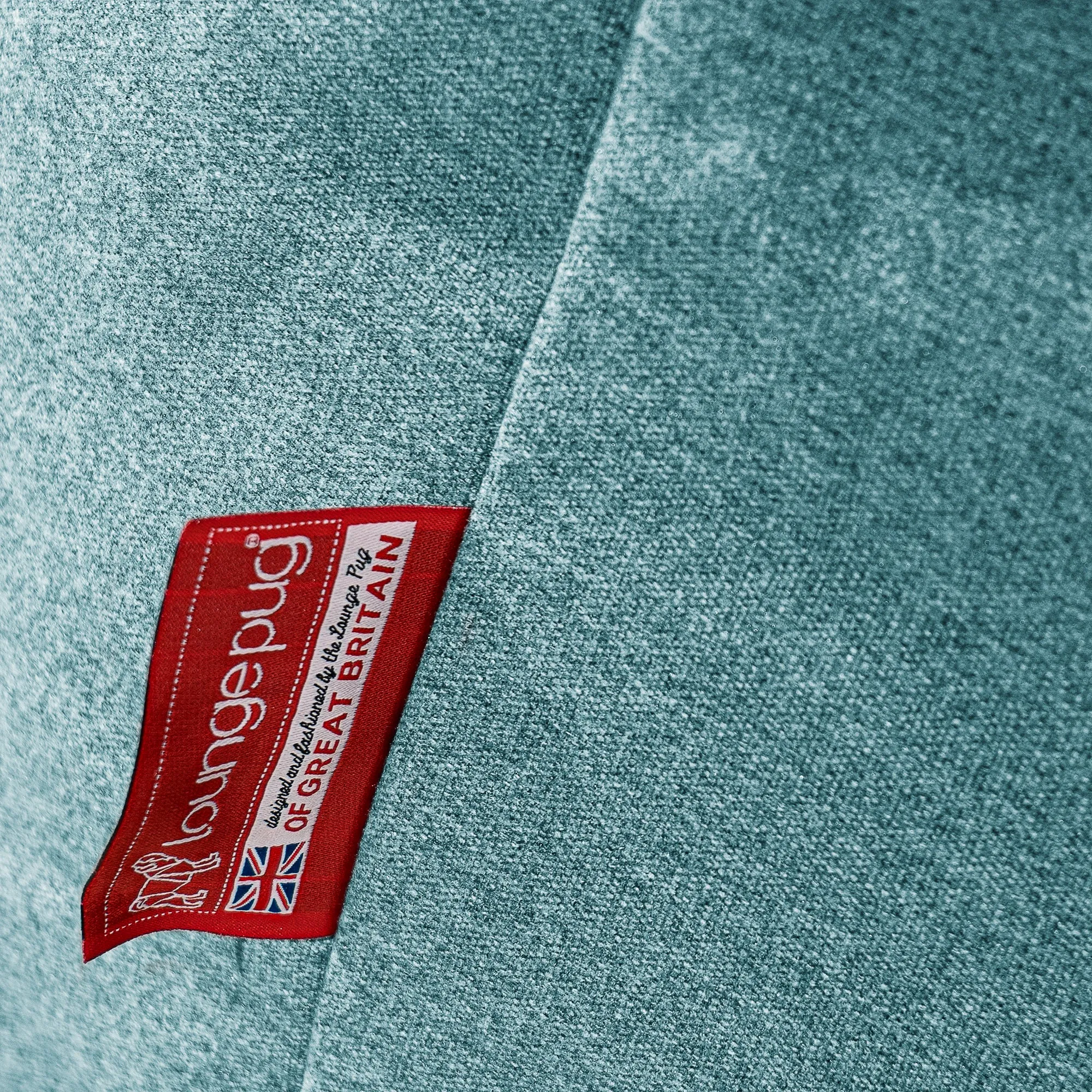 Josephine Bean Bag Armchair - Interalli Wool Aqua