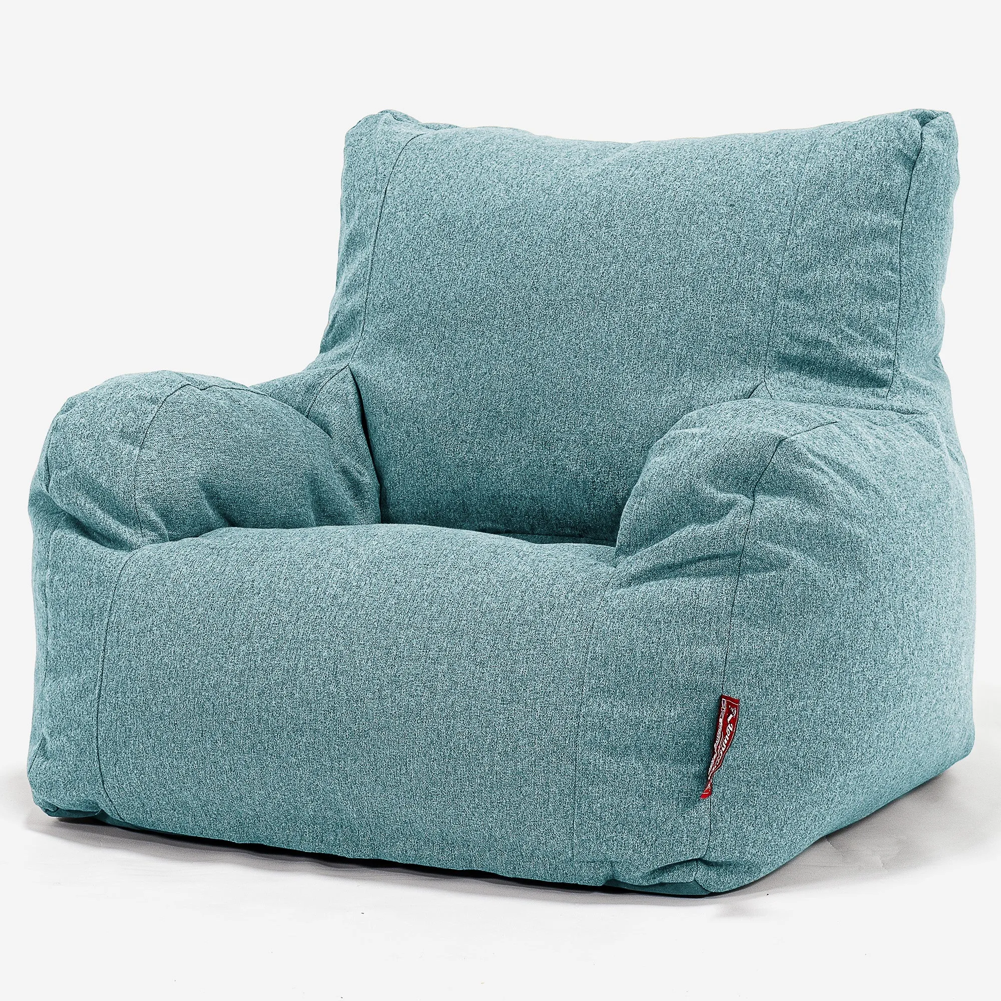 Josephine Bean Bag Armchair - Interalli Wool Aqua