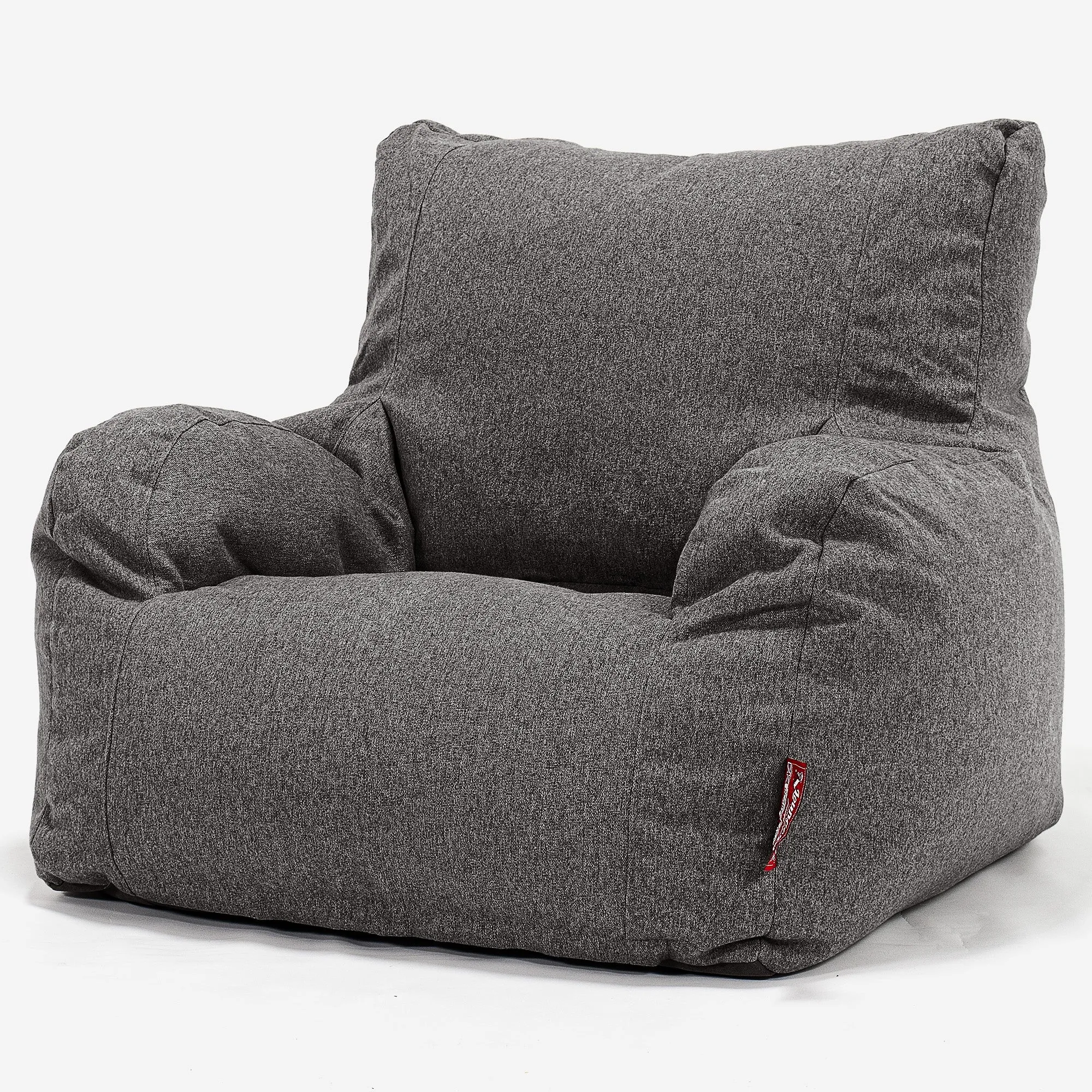 Josephine Bean Bag Armchair - Interalli Wool Grey