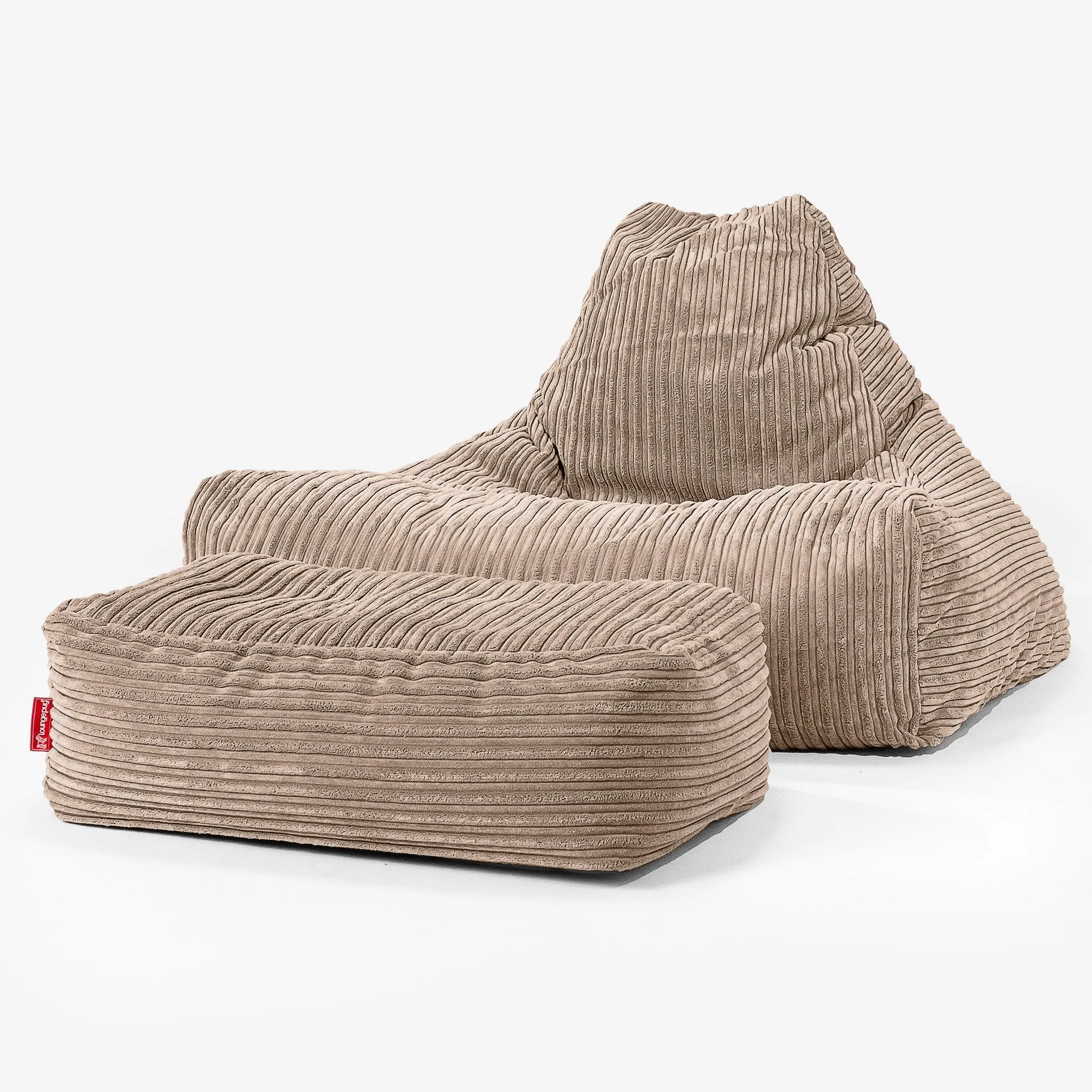 Lounger Beanbag - Cord Sand