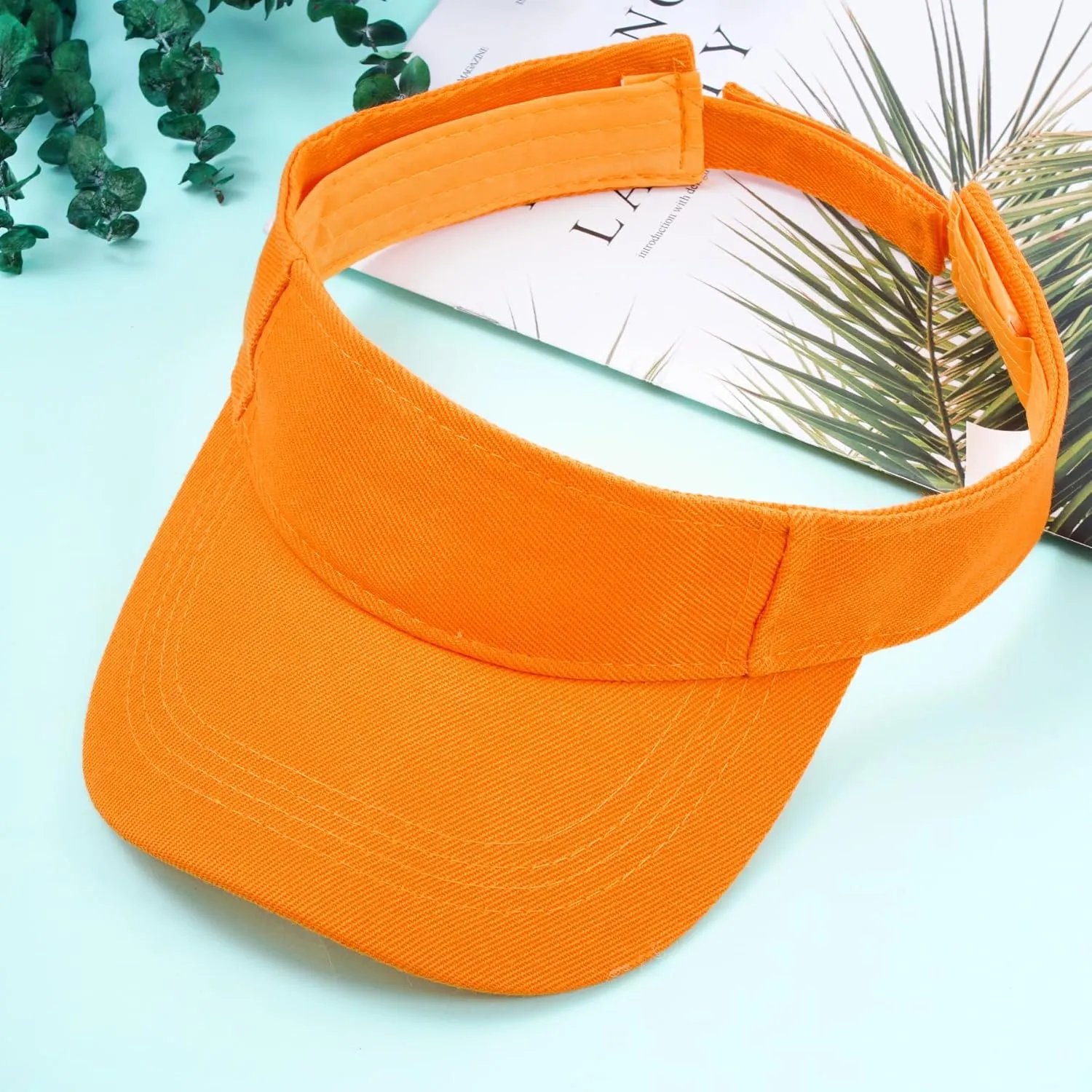 Marrywindix 5 Pieces Sport Wear Athletic Visor Sun Sports Visor Hat Visor Adjustable Cap for Women and Men (One Size)