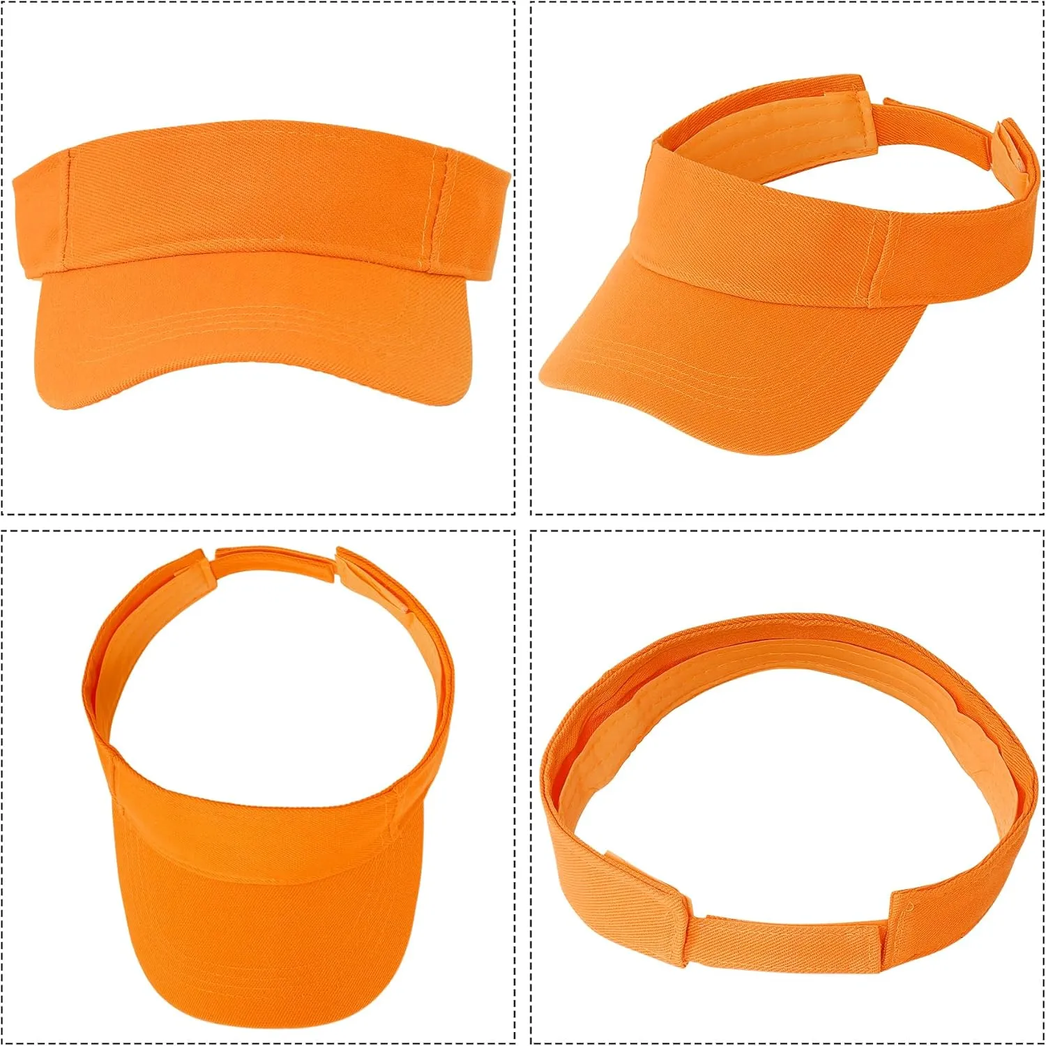 Marrywindix 5 Pieces Sport Wear Athletic Visor Sun Sports Visor Hat Visor Adjustable Cap for Women and Men (One Size)