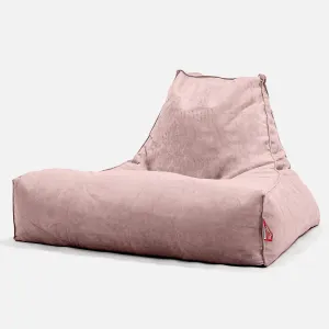 Mega Lounger Bean Bag - Velvet Rose Pink