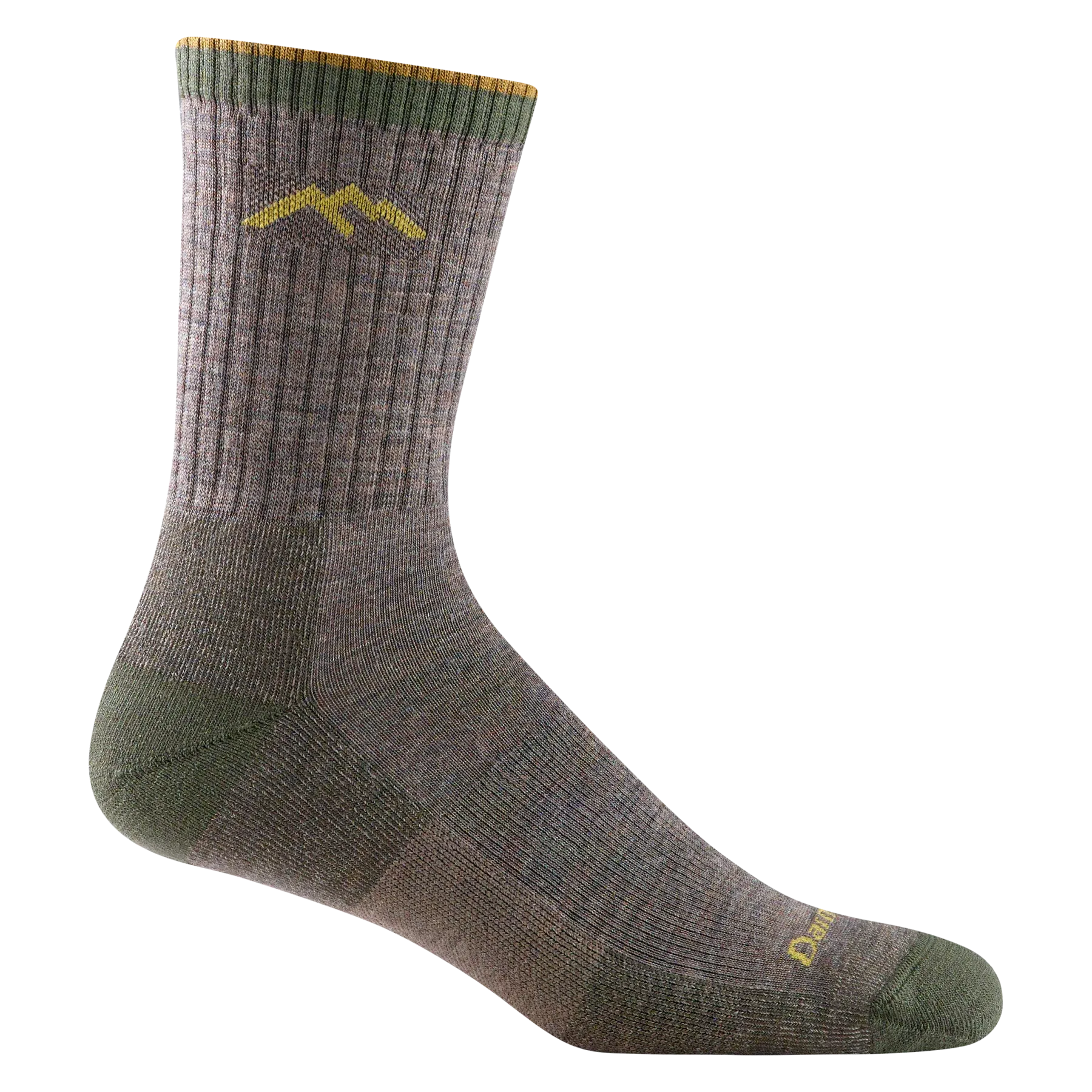Mens Hiker Micro Crew Midweight Hiking Socks
