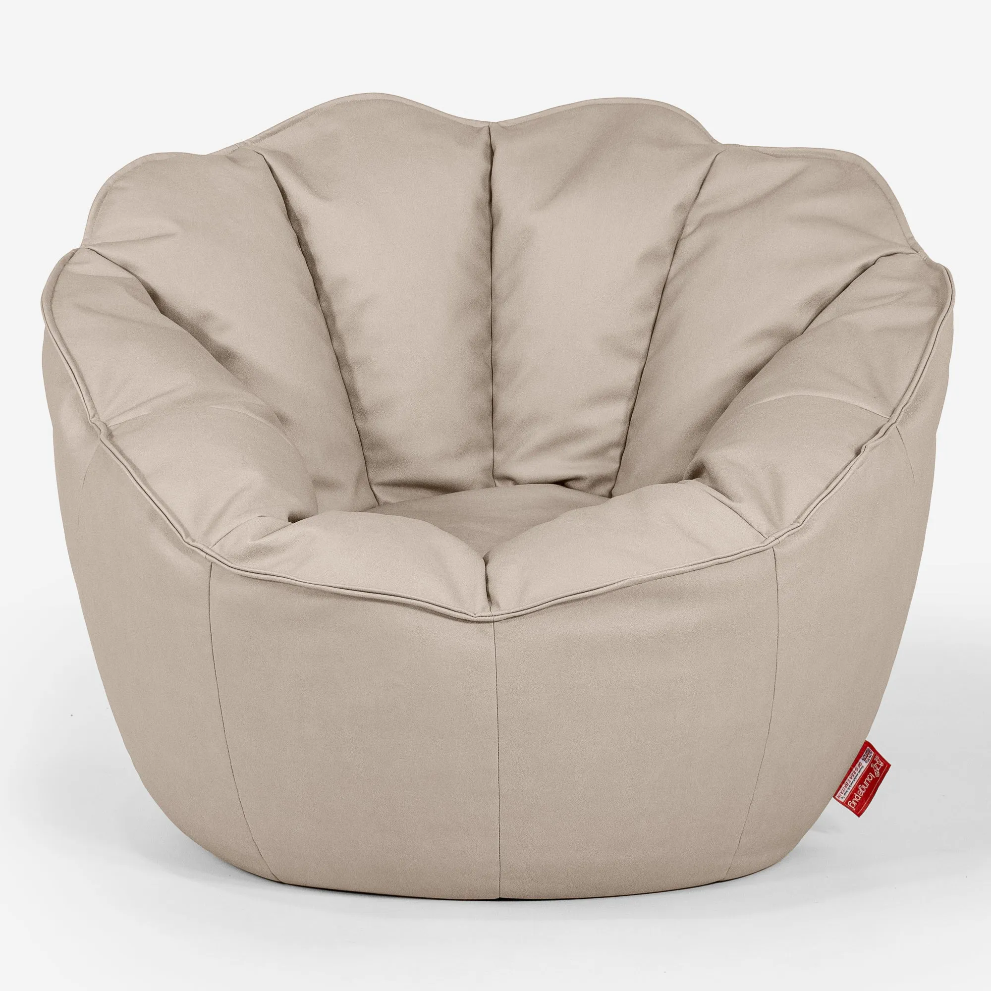 Natalia Sacco Bean Bag Chair - Vegan Leather Ivory
