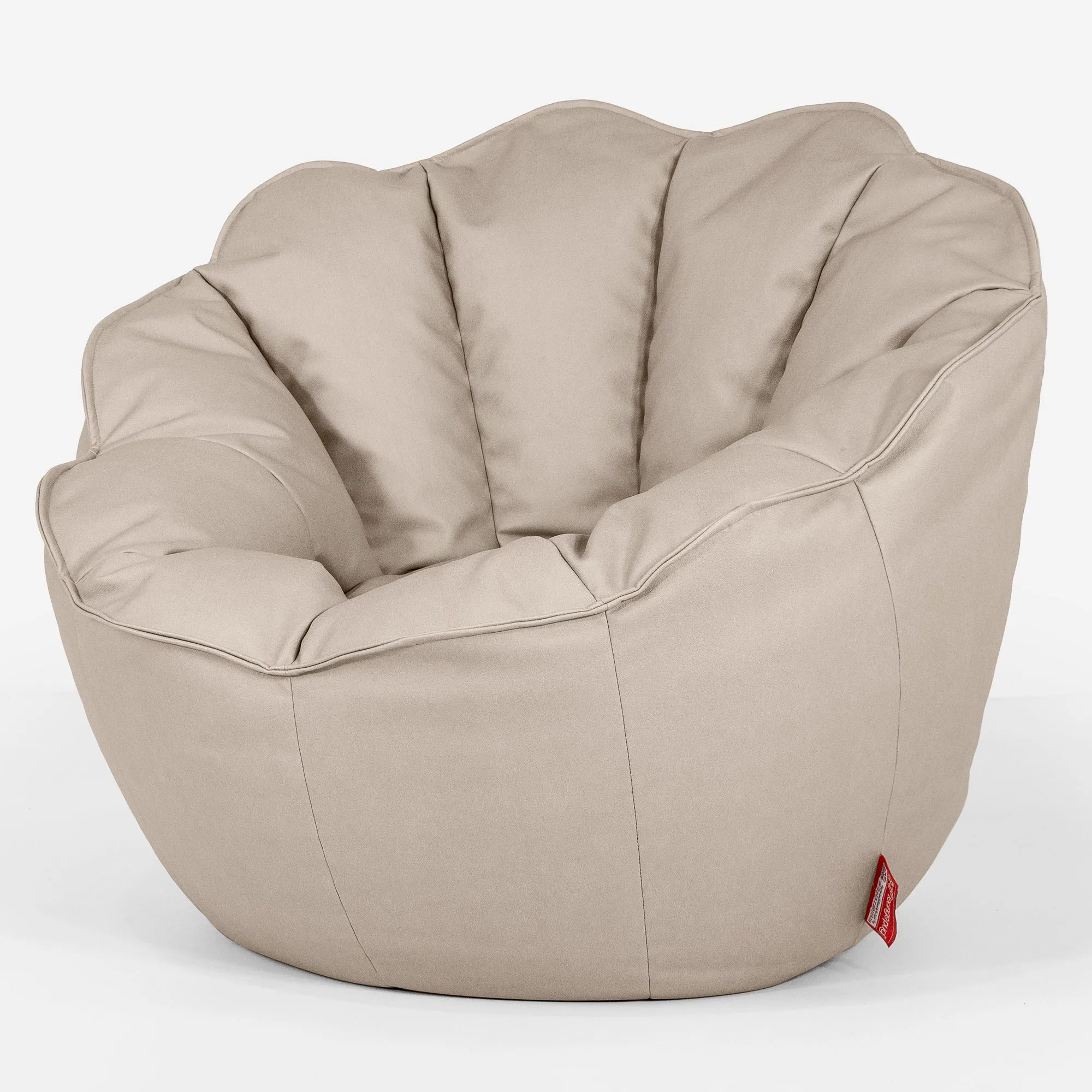 Natalia Sacco Bean Bag Chair - Vegan Leather Ivory