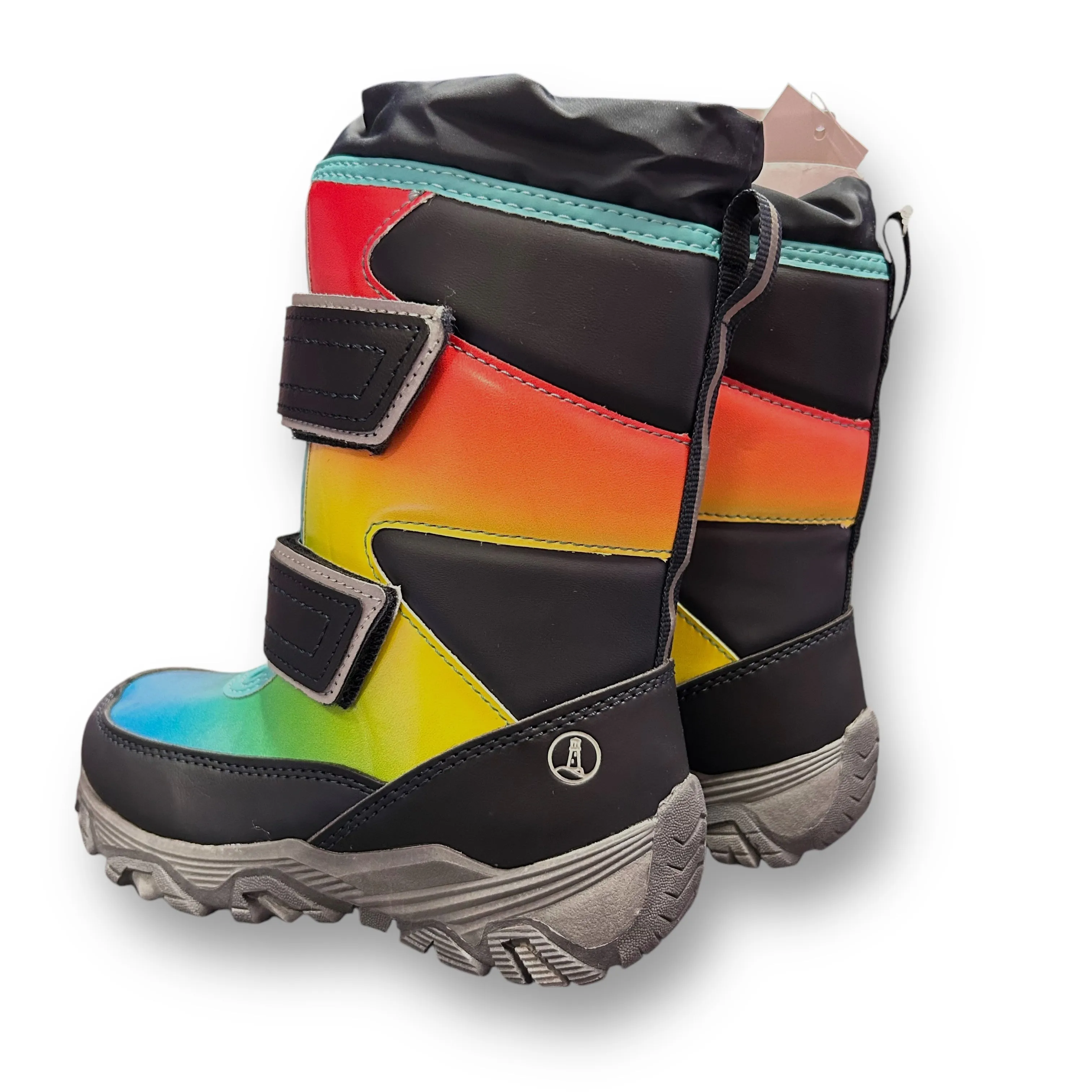 NEW! Lands End Size 13 Multi-Color Waterproof Snow Boots