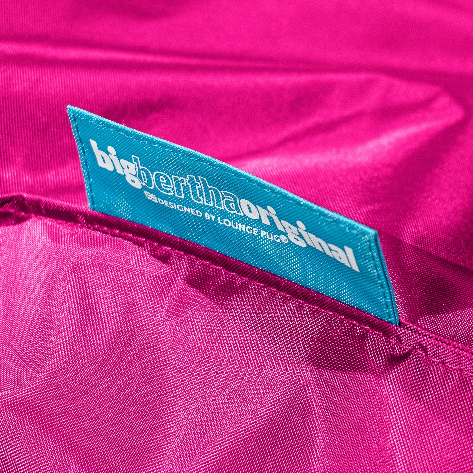 Outdoor Highback Bean Bag Chair - SmartCanvas™ Cerise Pink