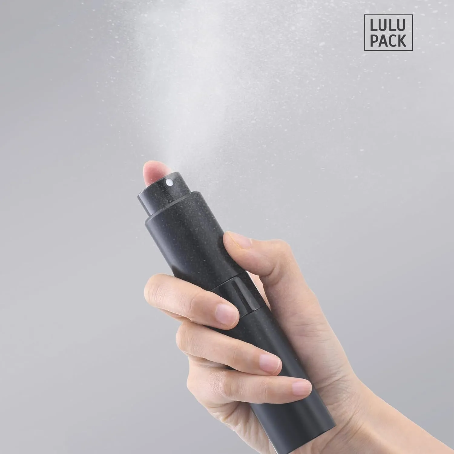 Perfume Atomizer Refillable Travel Bottle: Cologne Portable Sprayer for Men - Mini Spray Empty for Refill - 1oz Large Size Black