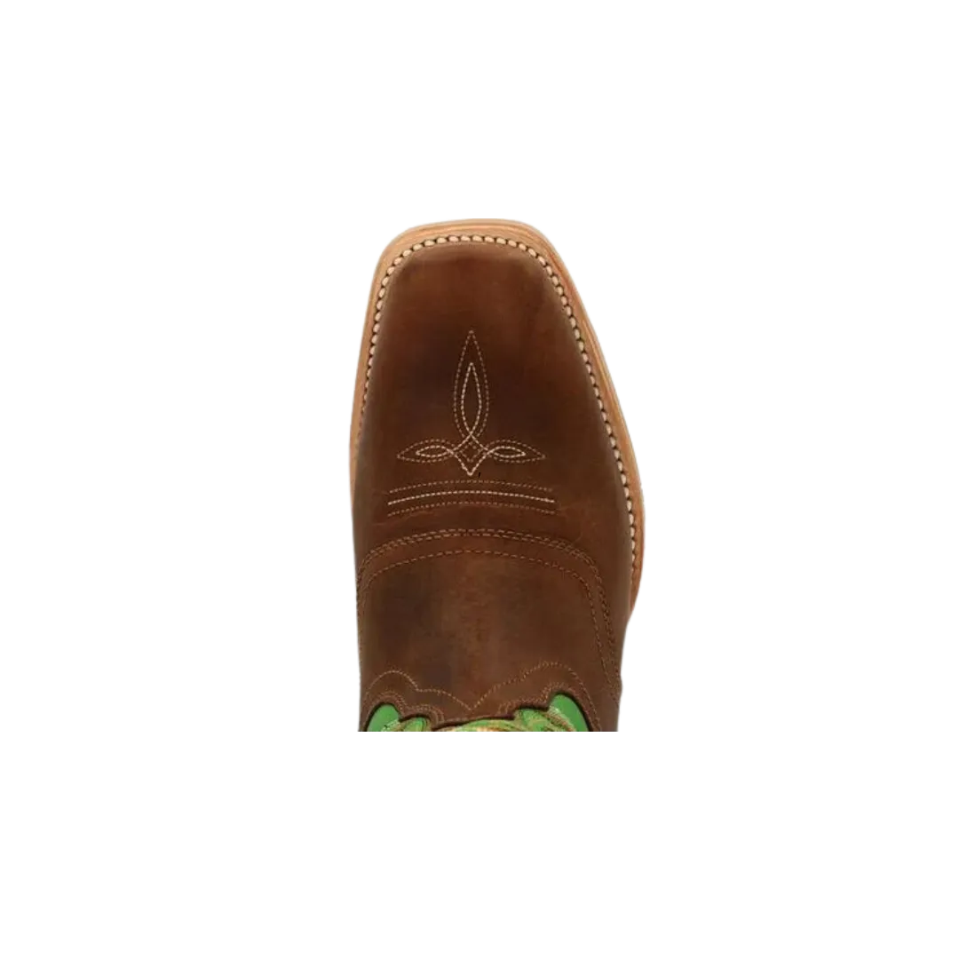Rocky Men's Brown Buckaroo Western Saddle Boot