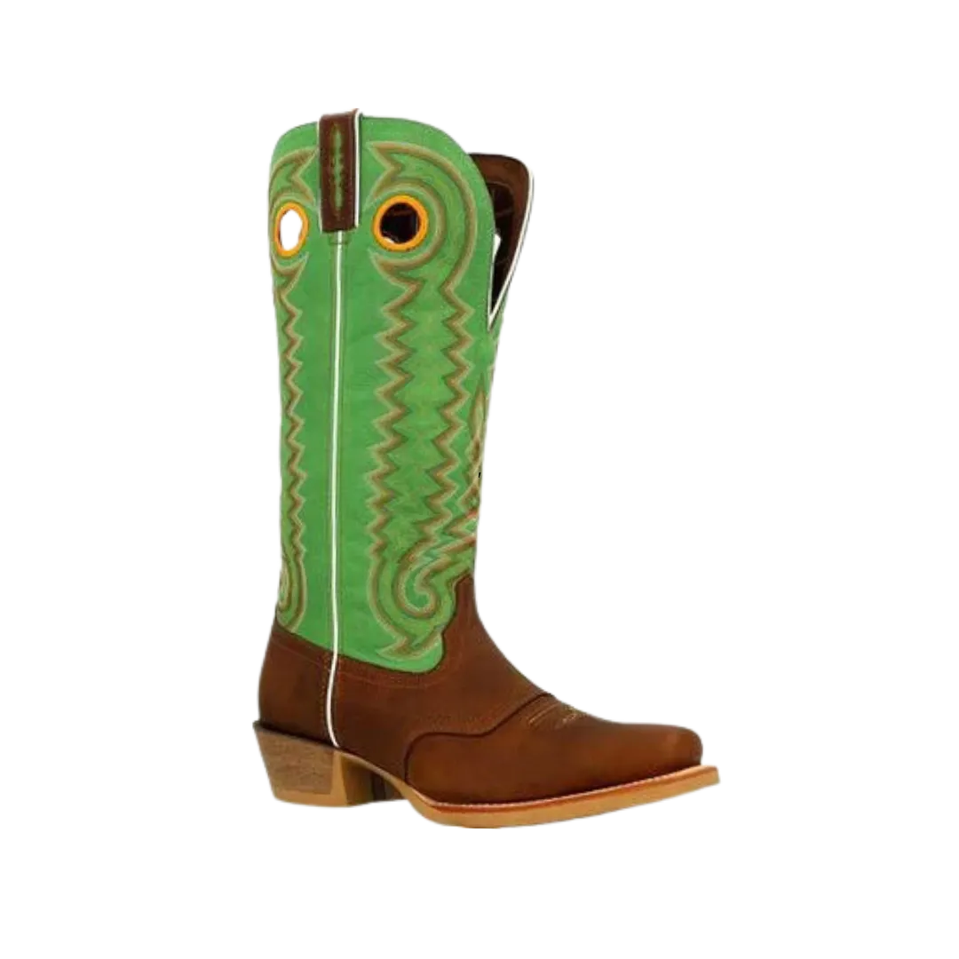 Rocky Men's Brown Buckaroo Western Saddle Boot