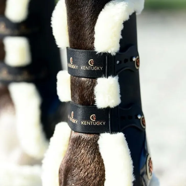 Sheepskin Tendon Boots Elastic
