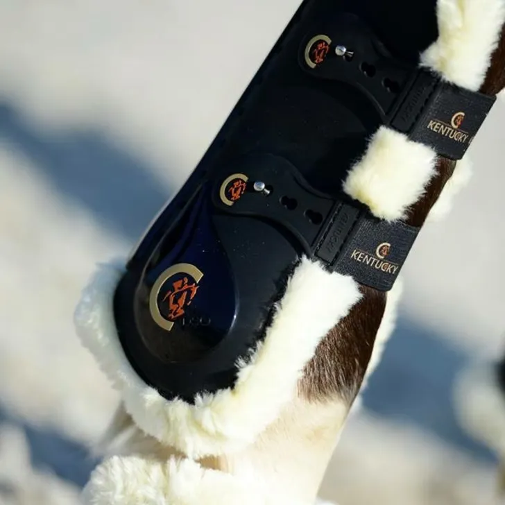 Sheepskin Tendon Boots Elastic