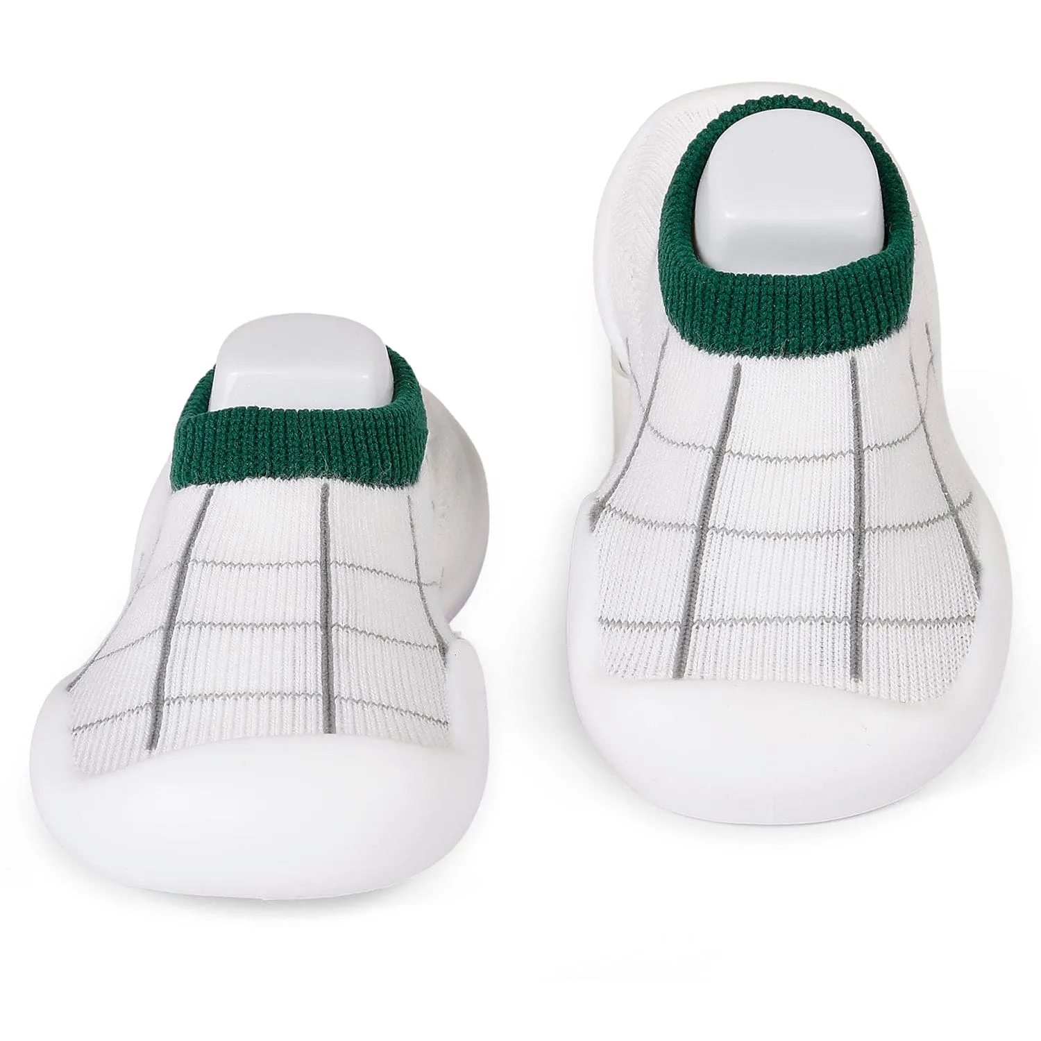 Slip-On Shoes Checked Green