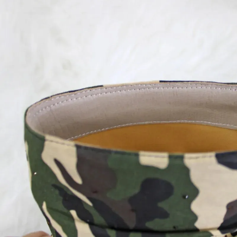 Sparkle Camouflage Platform Short Snow Boots