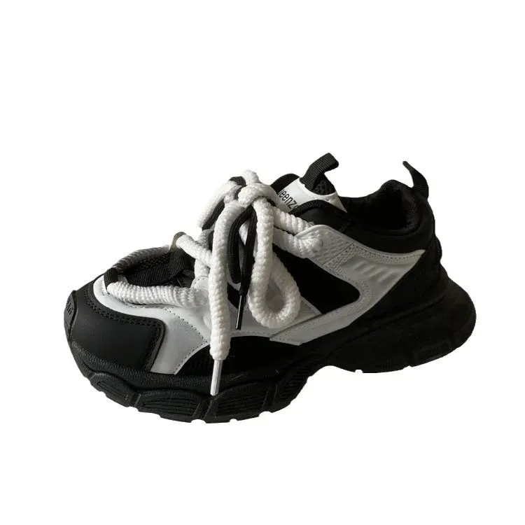 TAVIMART  -  Dad Shoes Women's Spring and Autumn New Women's Shoes All-match Thick-soled Sneakers Fashion Casual Shoes