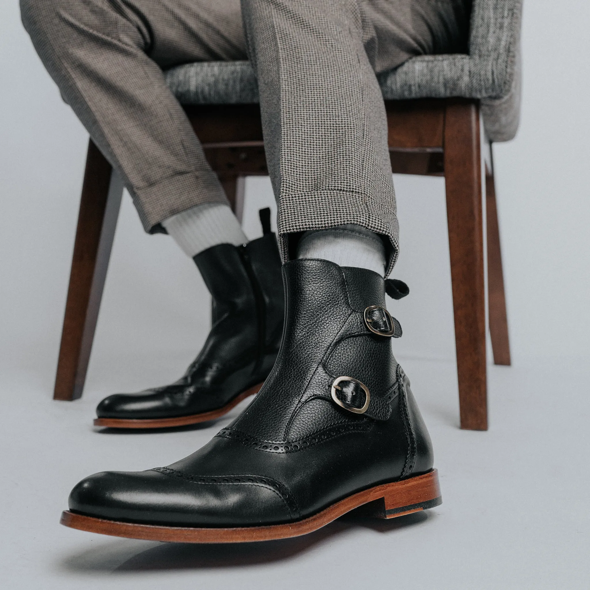 The Dustin Boot in Black  (Last Chance, Final Sale)