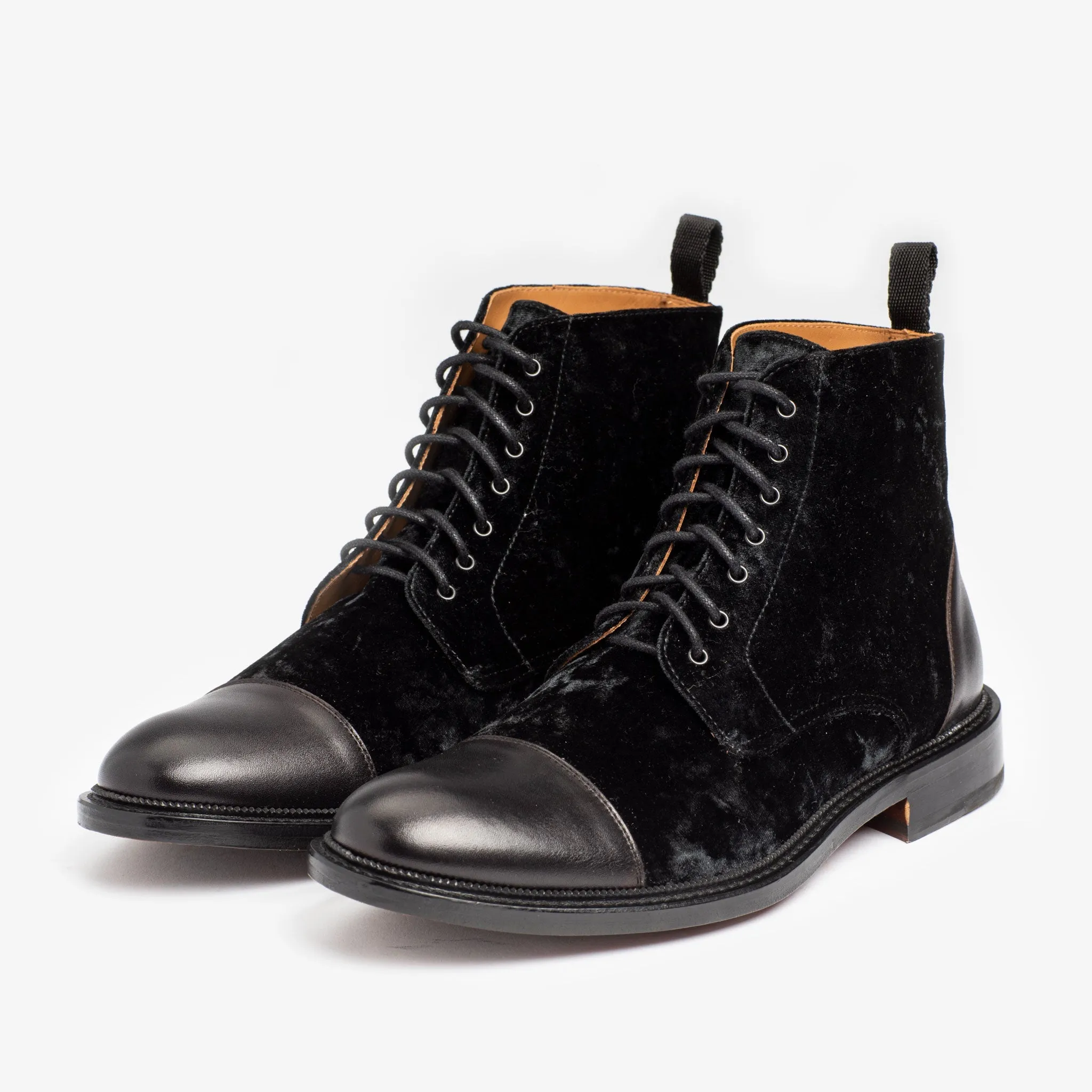 The Jack Boot in Black Velour