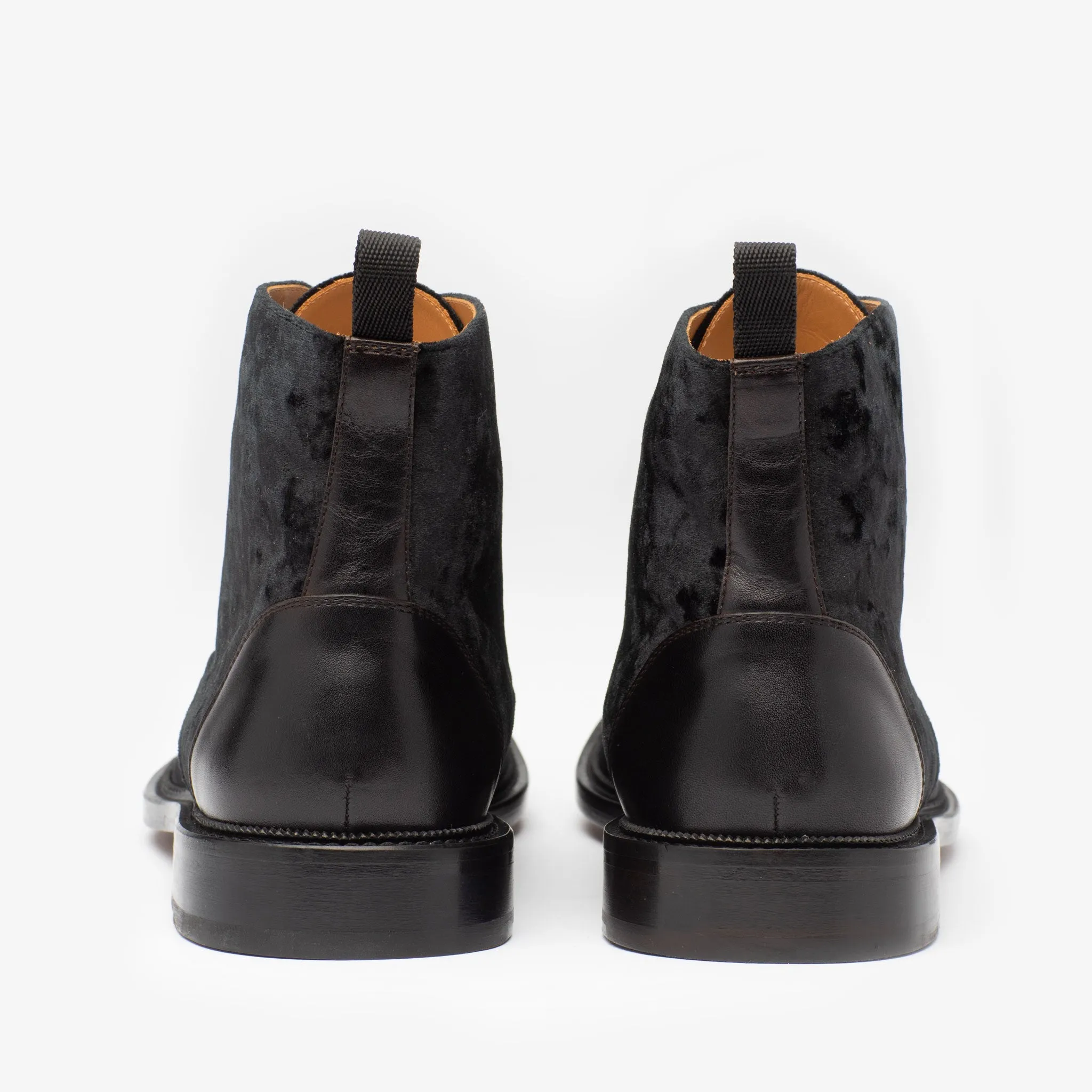 The Jack Boot in Black Velour