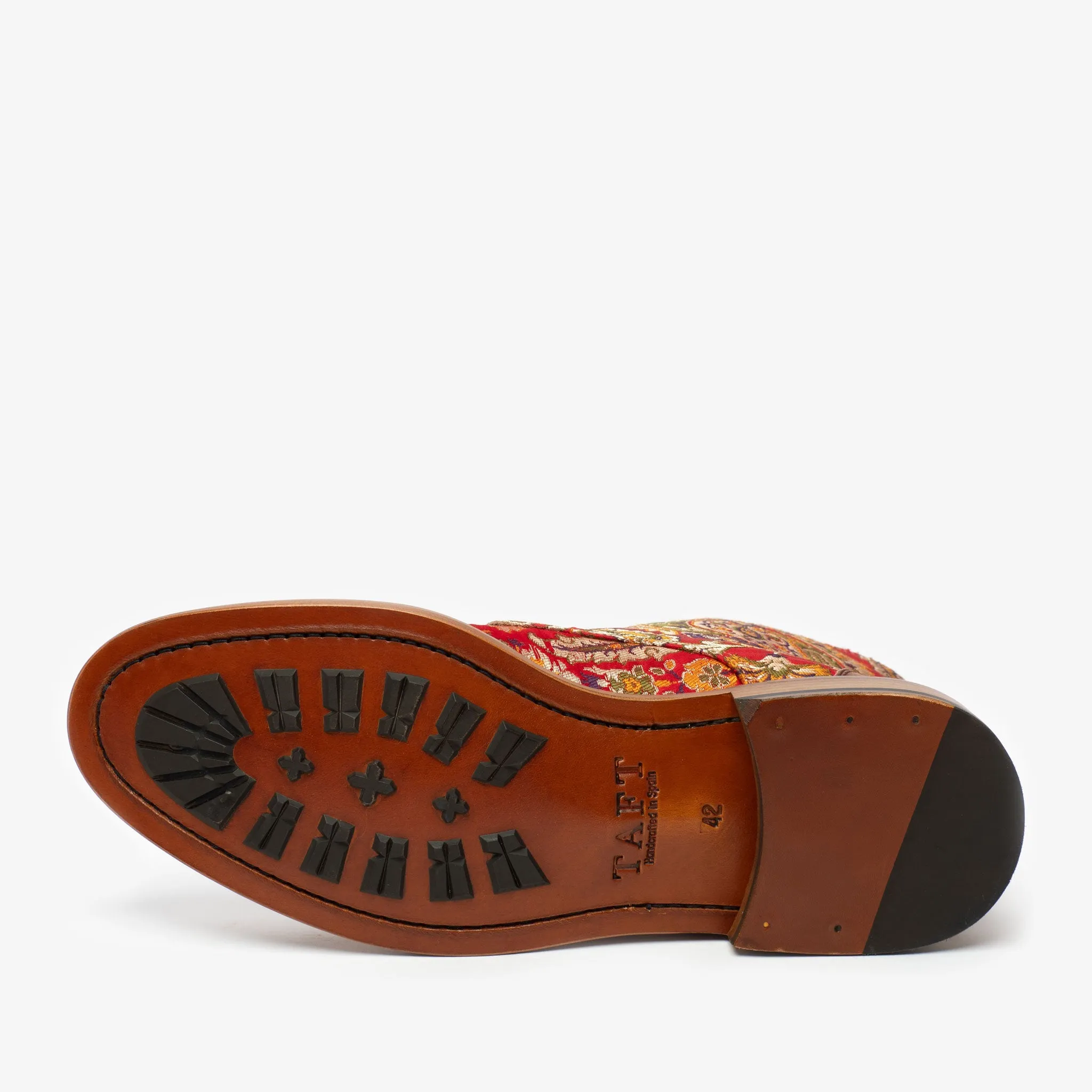 The Jack Boot in Red Paisley