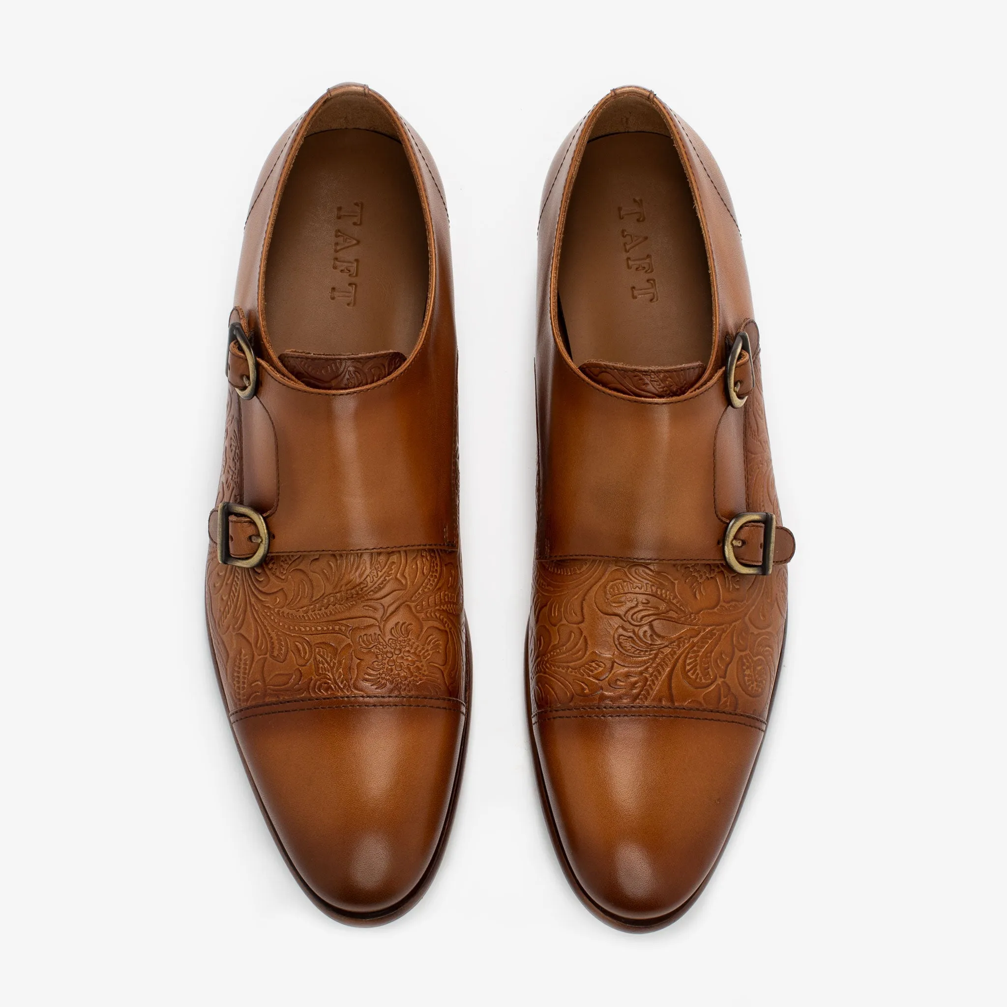 The Lucca Monk Shoe in Honey Floral
