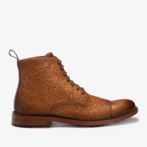 The Paris Boot in Honey Floral