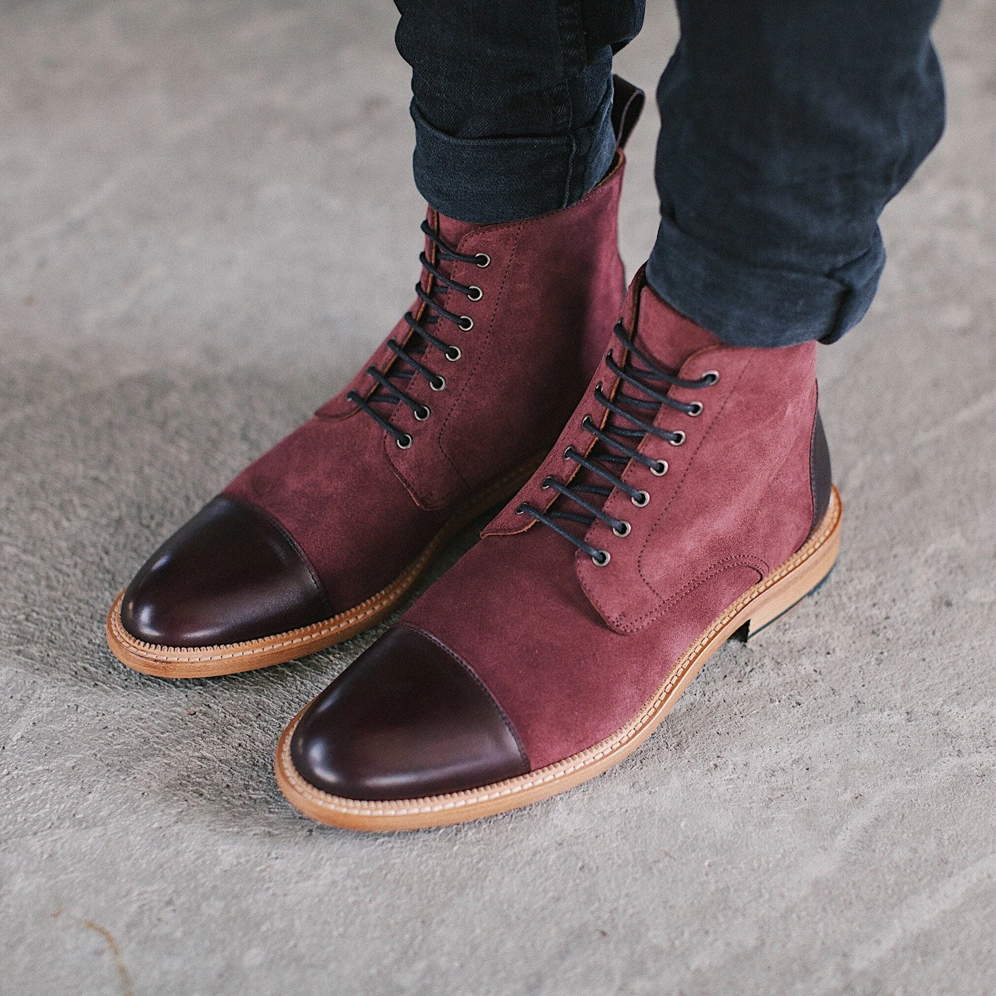 The Troy Boot in Oxblood  (Last Chance, Final Sale)