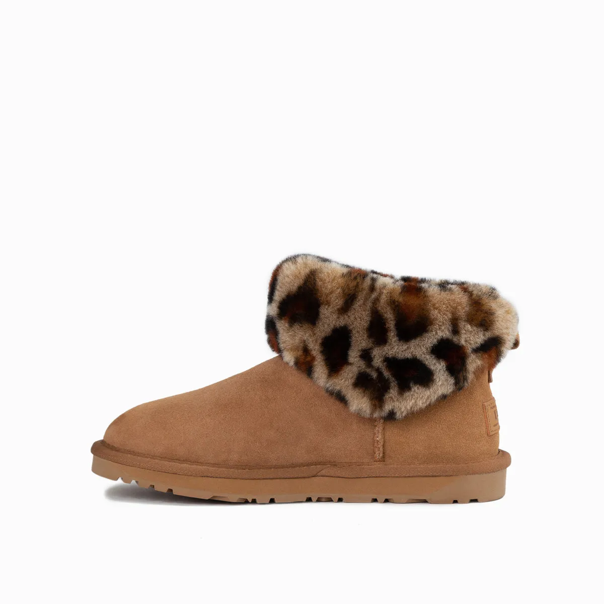 Ugg Classic Fluff Mini Boots (Leopard Print)(Water Resistant)
